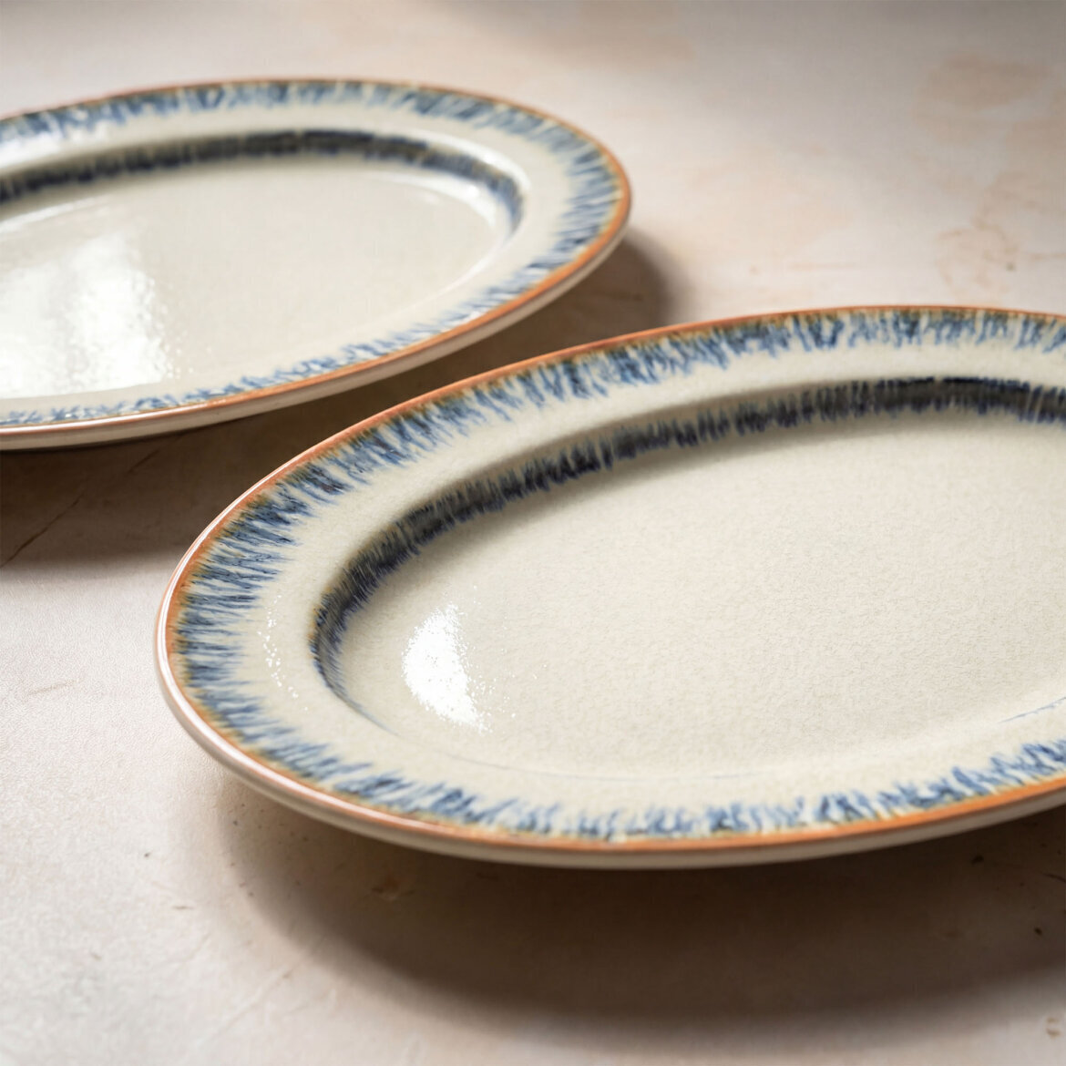 Delta Tide 2'li Kayık Tabak 24 cm 64311 - GÜRAL PORSELEN (1)