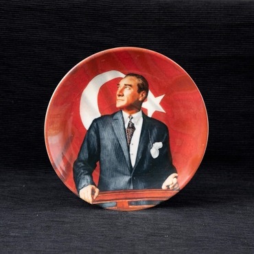 Ata 25 Cm Düz Tabak - 18812 - GÜRAL PORSELEN