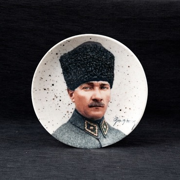 Ata 25 Cm Düz Tabak - 18819 - GÜRAL PORSELEN