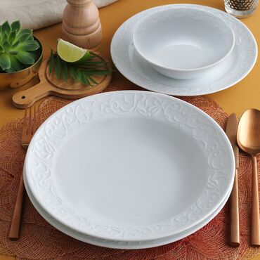 Bahardalı 6 Adet 19 Cm Çukur Tabak - GÜRAL PORSELEN