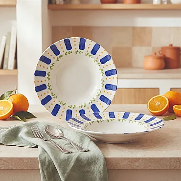 Kayısı 26 cm 2'li Salata ve Makarna Kasesi - GÜRAL PORSELEN